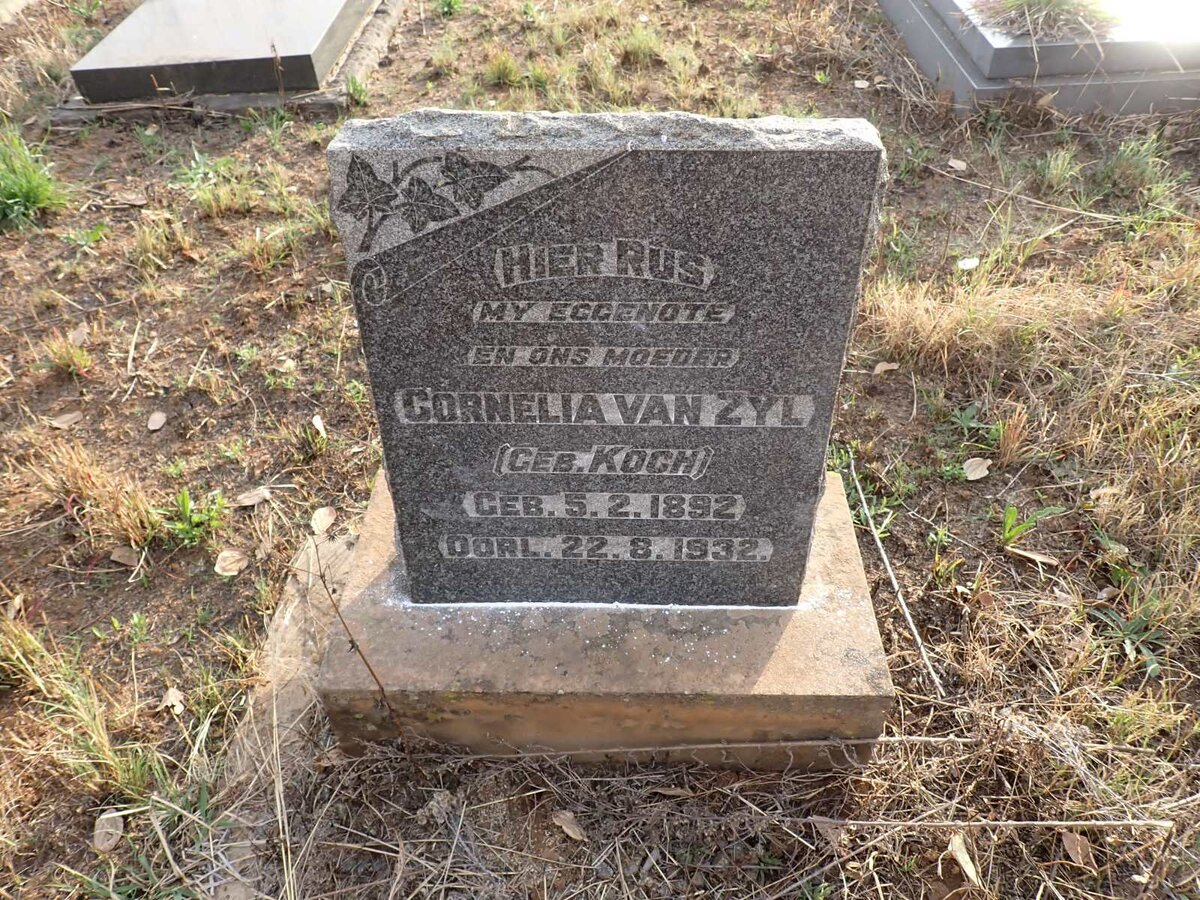 ZYL Cornelia, van nee KOCH 1892-1932
