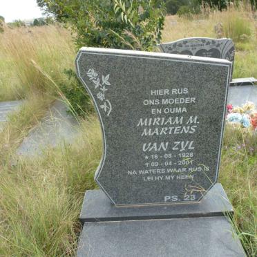 ZYL Miriam M. Martens, van 1928-2001