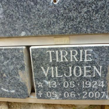 VILJOEN Tirrie 1924-2007