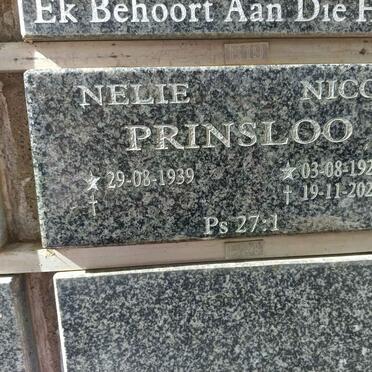 PRINSLOO Nico 1927-2023 & Nelie 1939-