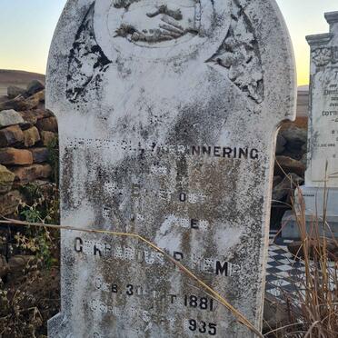 KEMP Gerhardus P. 1881-1935