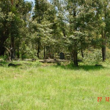 Free State, HARRISMITH district, Van Reenen, Moorddraai, Springvale 609, single memorial