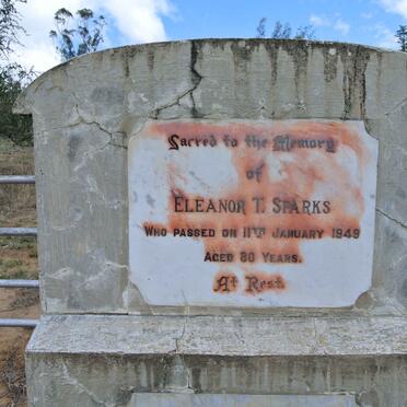Free State, HARRISMITH district, Swinburne, Sparks Family Cemetery