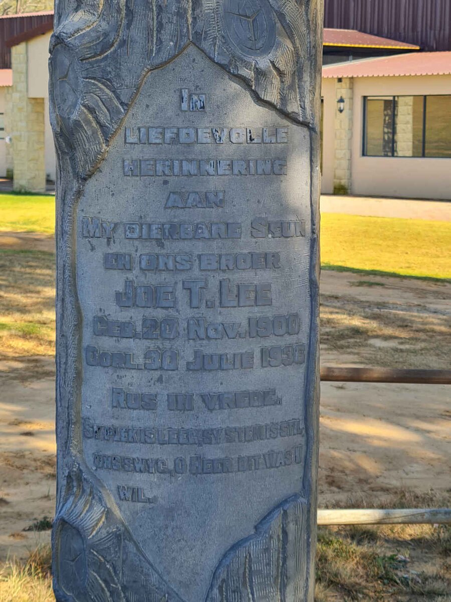 LEE Joe T. 1900-1936