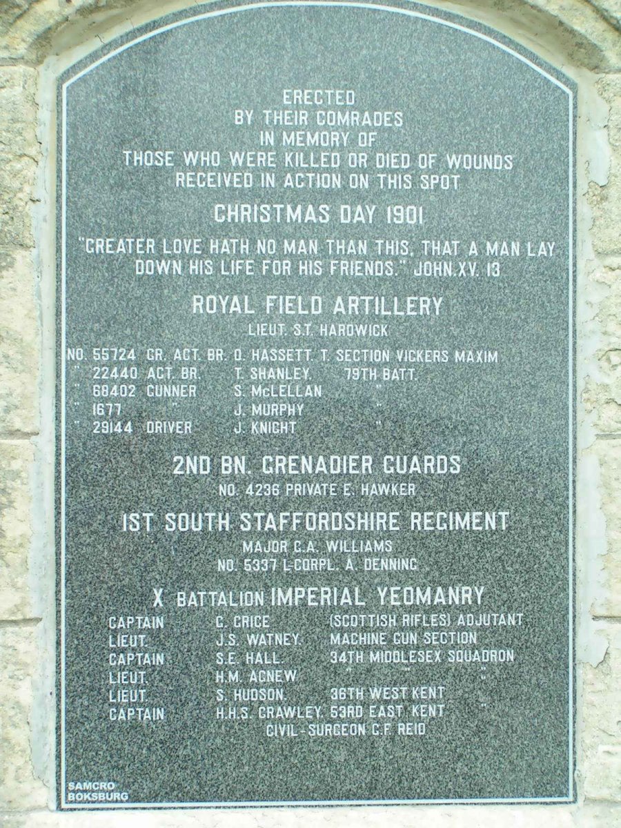 2. Plaque on War Memorial