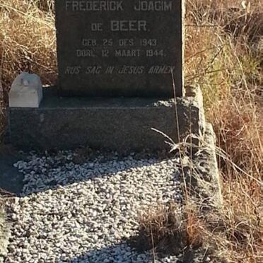 BEER Frederick Joagim, de 1943-1944