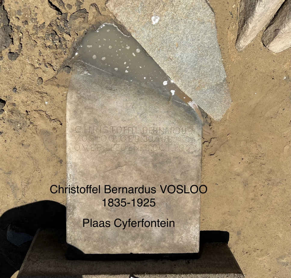 VOSLOO Christoffel Bernardus 1835-1925