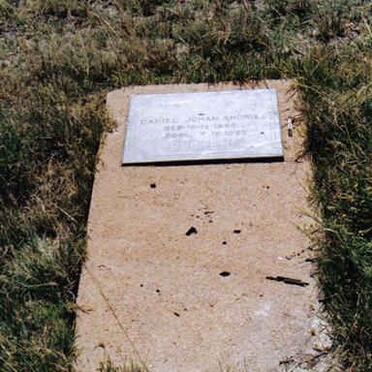 Free State, HEILBRON district, Droogtefontein, farm cemetery