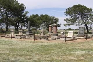 Free State, HEILBRON district, Driefontein 40, farm cemetery