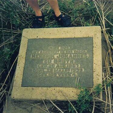 BRUYN Hendrik Johannes, du 1867-1939