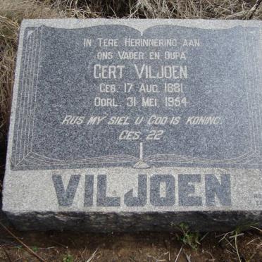 VILJOEN Gert 1881-1954