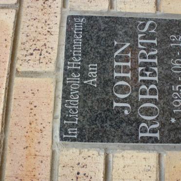 ROBERTS John 1925-2012