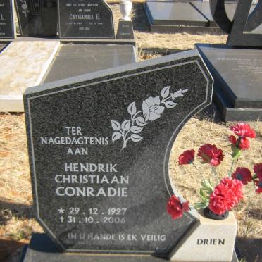 CONRADIE Hendrik Christiaan 1927-2006