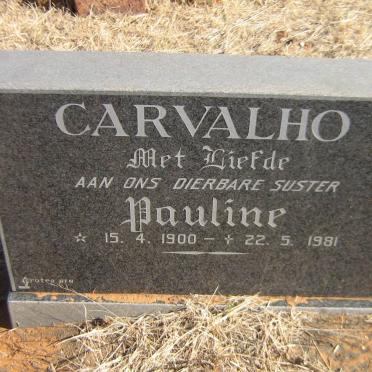 CARVALHO Pauline 1900-1981