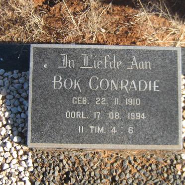 CONRADIE Bok 1910-1994