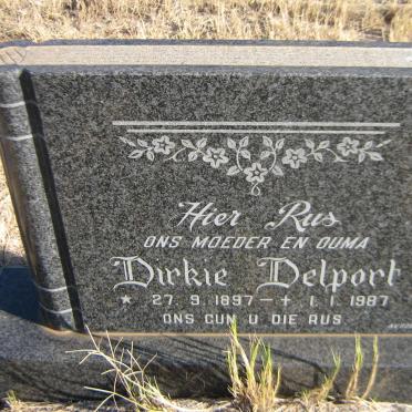 DELPORT Dirkie 1897-1987