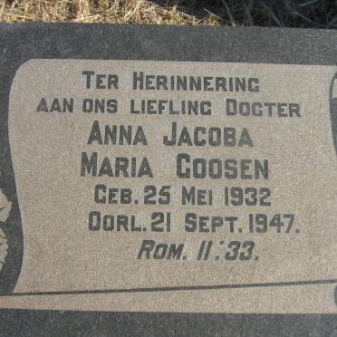 GOOSEN Anna Jacoba Maria 1932-1947