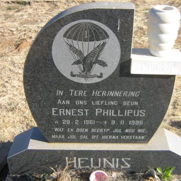 HEUNIS Ernest Phillipus 1961-1980