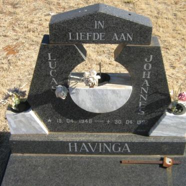 HAVINGA Lucas Johannes 1948-1992