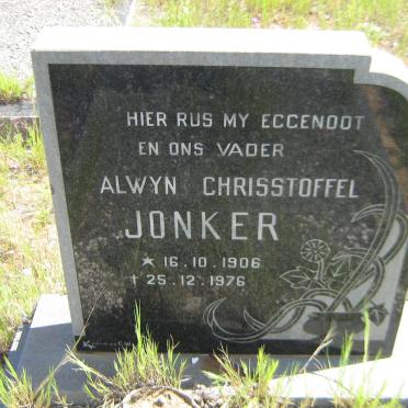 JONKER Alwyn Chrisstoffel 1906-1976