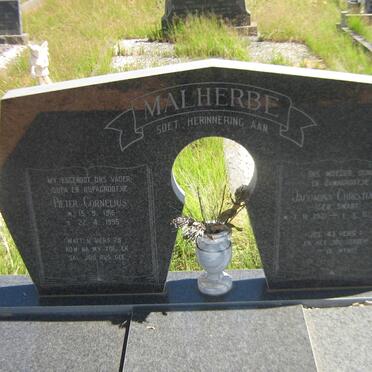 MALHERBE Pieter Cornelius 1916-1995 &amp; Jacomina Christiana SWART 1921-2013