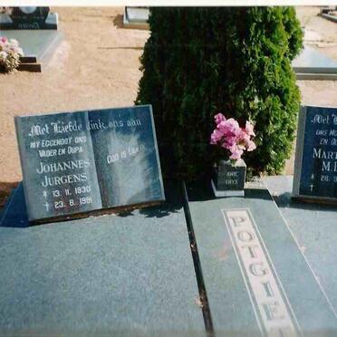 POTGIETER Johannes Jurgens 1930-1991 &amp; Martha Maria Elizabeth 1931-