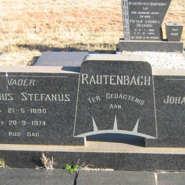 RAUTENBACH Ignatius Stefanus 1890-1974 &amp; Johanna Catharina 1909-1995