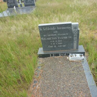 ROUX Magaretha Elizabeth, le 1929-1990