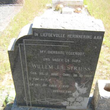 STRAUSS Willem J.A. 1862-1955