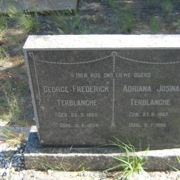 TERBLANCHE George Frederick 1865-1934 &amp; Adriana Josina 1867-1956