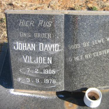 VILJOEN Johan David 1905-1978