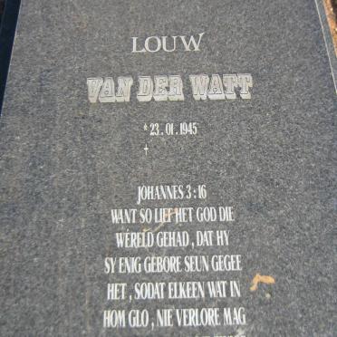 WATT Louw, van der 1945-