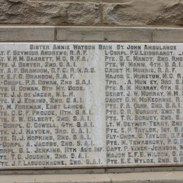 7. Great War Memorial 1914-1919