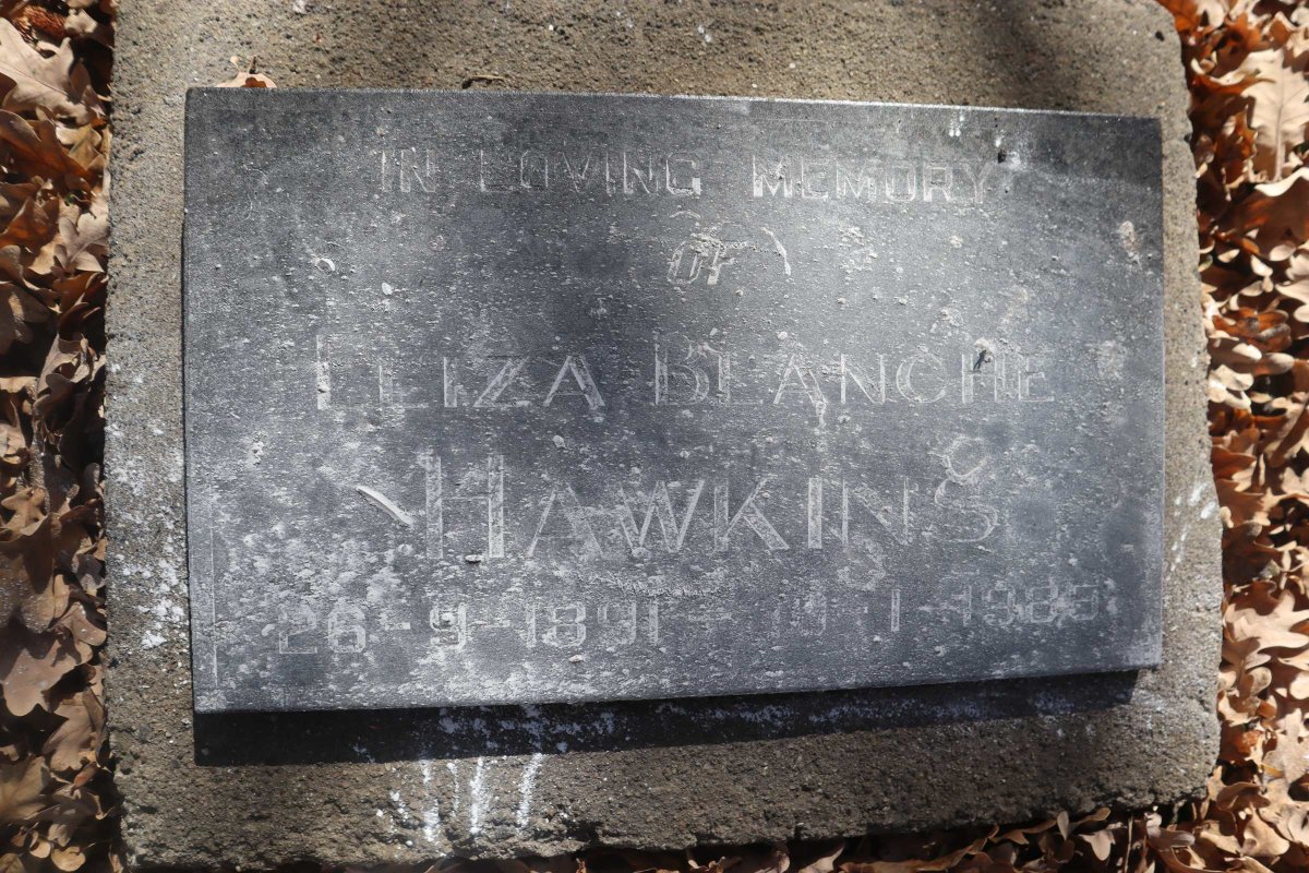 HAWKINS Eliza Blanche 1891-1989