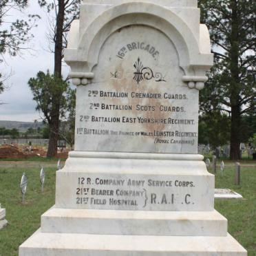 02. Monument: British soldiers during Anglo Boer War
