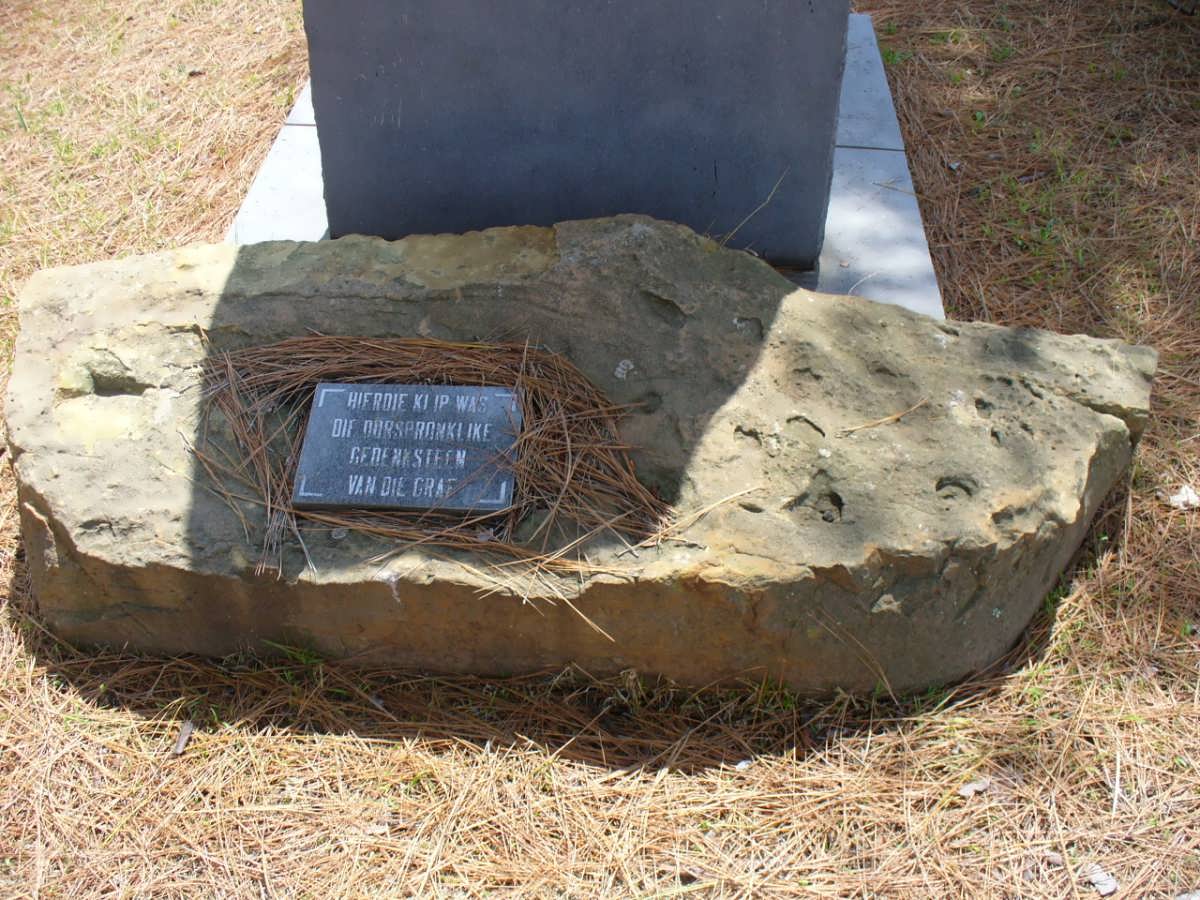 Original Tombstone on the graves