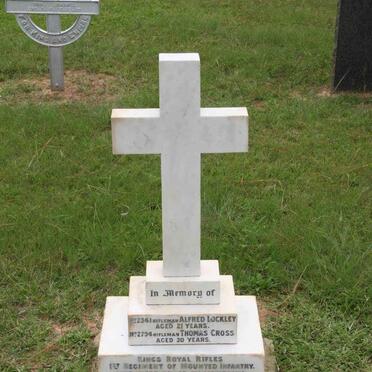LOCKLEY Alfred -1902  :: CROSS Thomas -1902