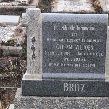 BRITZ Giliam Viljoen 1908-1953