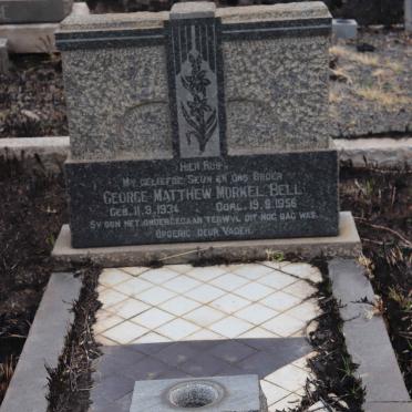 BELL George Matthew Morkel 1934-1956