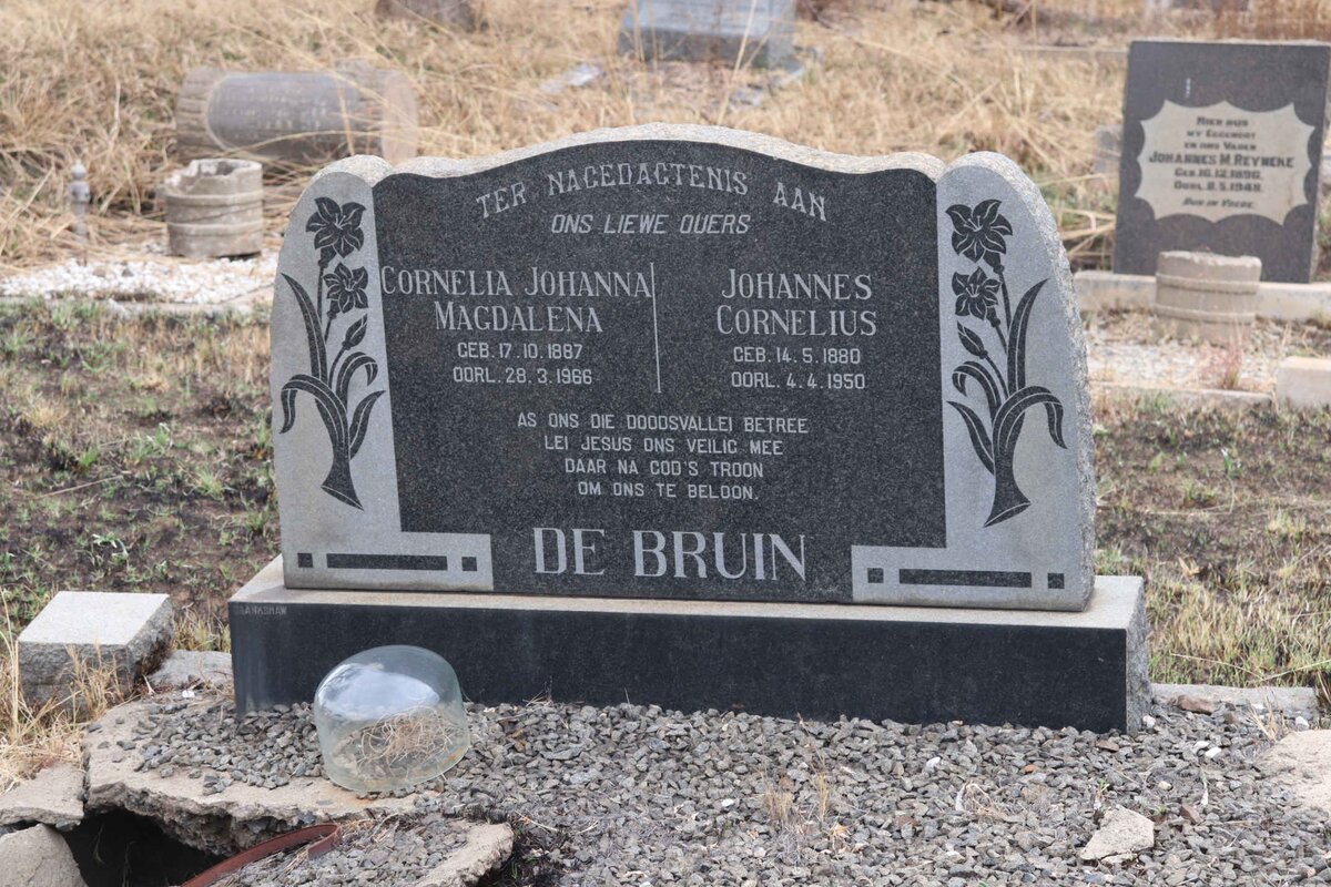 BRUIN Johannes Cornelius, de 1880-1950 &amp; Cornelia Johanna Magdalena 1887-1966