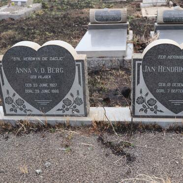 BERG Jan Hendrik, v.d. 1918-1981 &amp; Anna VILJOEN 1927-1966