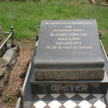 DREYER Elizabeth 1890-1977  