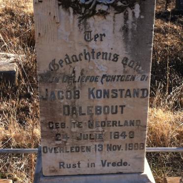 DALEBOUT Jacob Konstand 1848-1909