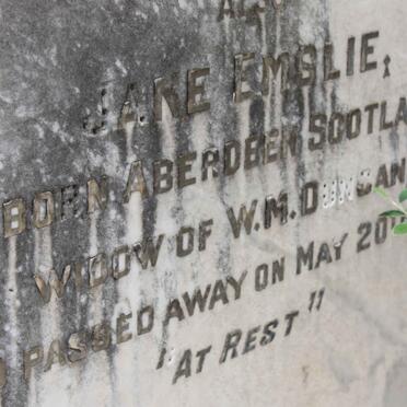 DUNCAN Jane nee EMSLIE -1950