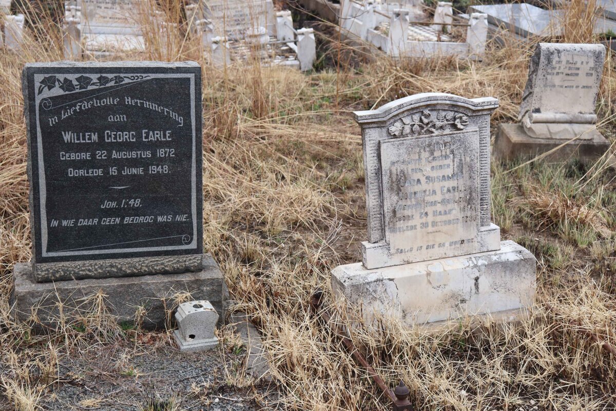 EARLE Willem Georg 1872-1948 :: Sara Susanna Cornelia VAN S?? 187?-193?