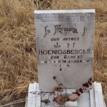 HOENIGSBERGER Janet nee CASKIE -1846