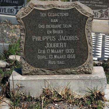 JOUBERT Philippus Jacobus 1930-1956