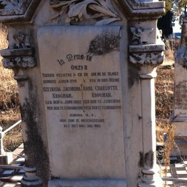 KROGMAN Gertruida Jacomina 1882-1901 :: KROGMAN Anne Charlotte 1886-1901