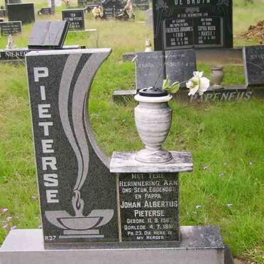 PIETERSE Johan Albertus 1967-1990