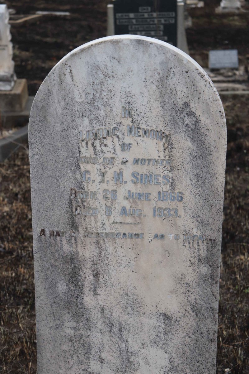 SIMES C.Y.M. 1866-1933